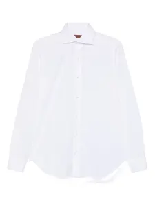 Рубашка с длинными рукавами и застежкой на пуговицы Barba, белый