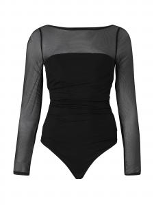 Abercrombie & Fitch Лонгслив в черном цвете