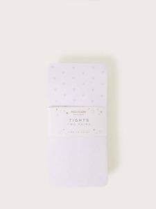 Детские блестящие колготки Monsoon, Set of 2, Silver
