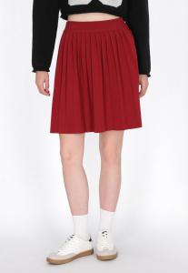 Юбка myMo Pleated skirt, Wine Red/Red