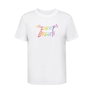 Футболка Deep Breath с градиентом и бисером, черный