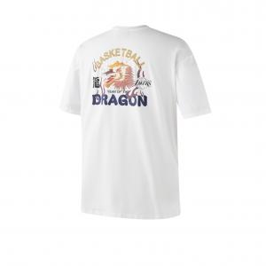 Футболка Unisex NBA белая из серии Год Дракона