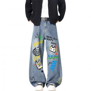 Джинсы Unisex Moderate Scimitar HUANQIU, синий