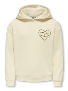 KIDS ONLY Толстовка с капюшоном KOGLOLAS L/S PRINT HOOD SWT цвета березы