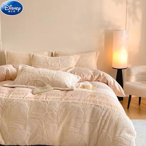 Disney Комплект постельного белья 4 предмета, 200 см, простыня, пододеяльник 220x240 см, цвет хаки, не линяет