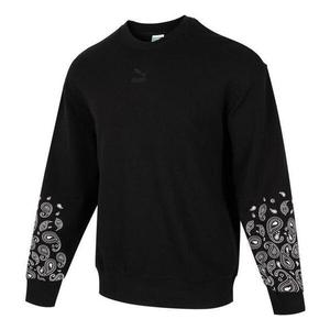 Свитер paisley graphic crew 'black' Puma, черный