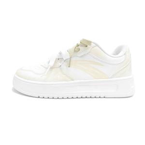 ANTA Женские расслабленные скейтерские кроссовки низкие светло-желтые, цвет Light Yellow