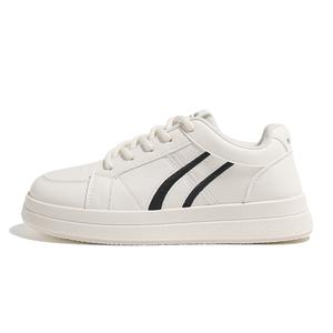 HUANQIU Кроссовки для скейтбординга с амортизацией, износостойкие, легкие, бежево-черные, женские