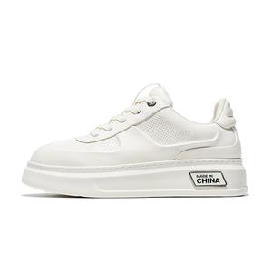 Дышащие легкие повседневные низкие туфли для увеличения роста унисекс MOERBAI, белые