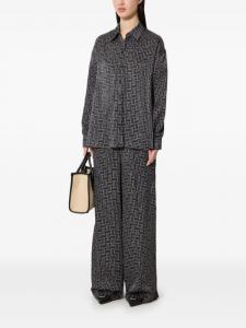 Рубашка Kenzo с геометрическим узором, черный