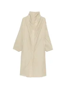 Тренч с воротником-стойкой Ruohan, бежевый