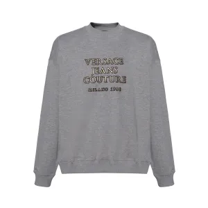 VERSACE JEANS COUTURE Серый мужской свитшот