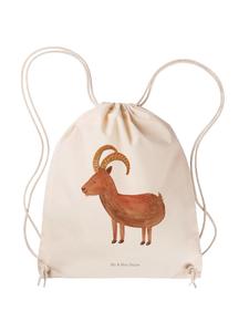 Спортивная сумка для знака зодиака Козерог, без слогана, кремового цвета Mr. & Mrs. Panda