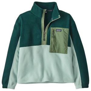 Детский пуловер микродини на молнии 1/2 - флисовый пуловер Patagonia, синий