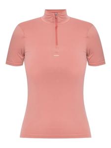 Футболка с застежкой-молнией и короткими рукавами для выступлений Pangaia, розовый