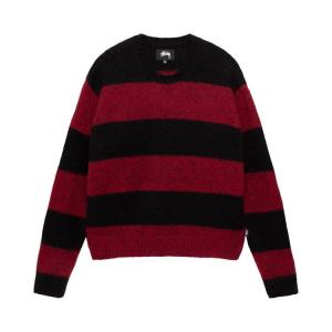 Свитер Stussy Big Stripe Crew, Red