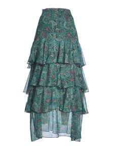 Юбка до колена BLE, бирюзовый