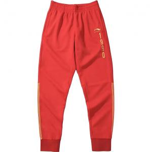 LiNing Трикотажные спортивные штаны унисекс Bull Red