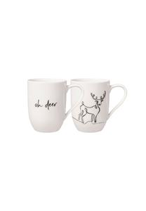 Кружки кофейные Villeroy & Boch Xmas, 280 мл, 2 штуки, белый