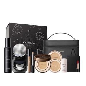 Набор макияжа для создания полного образа с эффектом матовости и естественного сияния кожи Carslan