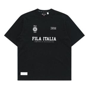 Футболка retro time tee 'black' Fila Fusion, черный