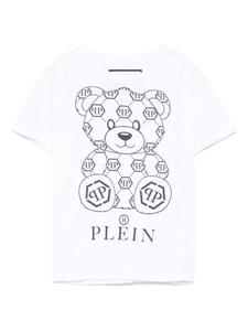 Футболка Teddy Bear Philipp Plein Junior, белый