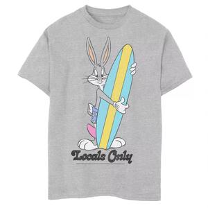 Футболка с рисунком Looney Tunes Bug Bunny Locals Only для мальчиков 8–20 лет Licensed Character
