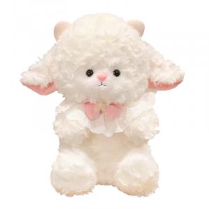 Очаровательная кукла принцесса ягненок с бантом новогодняя елка плюшевая игрушка высота 22cm/32cm/45cm Bitter purchase, Girlish Little Lamb