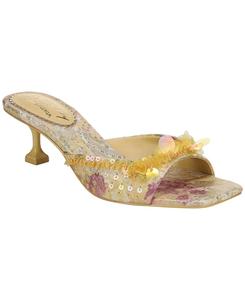 Женские сандалии-слипоны Juliana с пайетками Circus NY by Sam Edelman, Gold Leaf Multi