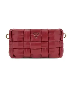 Плетеная мини-сумка через плечо Marion Guess, красный