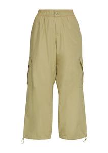 Широкие брюки-карго QS, оливковый