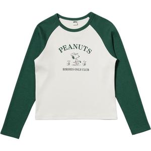 Детская футболка UNIQLO, зеленый