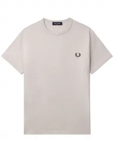 Футболка с круглым вырезом Fred Perry, серый