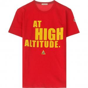 Футболка мужская красная Moncler