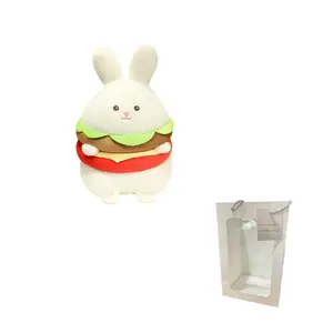 Милый плюшевый кролик в виде гамбургера, мультяшная тканевая кукла, высота 25см/35см/50см G.DUCKKIDS