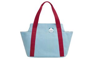 Сумка Bolide Passe Passe из холста, портативная сумка через плечо, женская наплечная сумка синяя панда HERMES