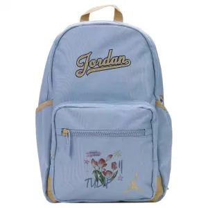 Jordan Полиэстеровый рюкзак Unisex Blue, Floral
