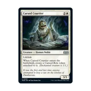 CCG Проклятый придворный (U), MTG - Wilds of Eldraine