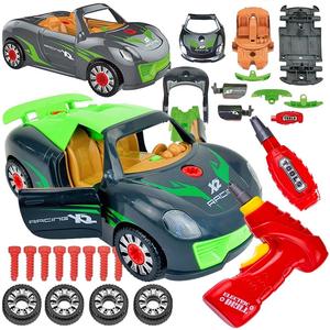 Автомобиль Porsche для разборки и сборки, набор «Маленький механик/конструктор», отвертка на батарейках. Doris