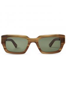 MR. LEIGHT солнцезащитные очки Maverick S в прямоугольной оправе, коричневый