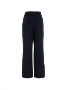 Шерстяные брюки Mallo Weekend Max Mara, синий