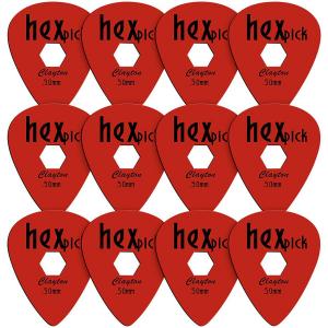 Медиаторы для гитары Clayton HexPick, 12 шт., диаметр 0,50 мм