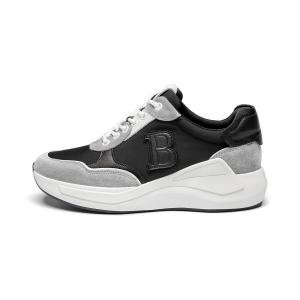 J.BENATO Легкие повседневные низкие кроссовки с амортизацией, мужские, черно-серые