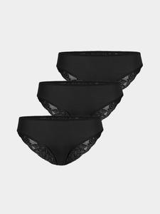 Трусы Erlich Textil mit Spitze im 3er Pack SOPHIE, черный
