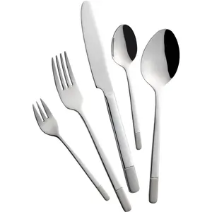 Набор столовых приборов Mulex «Oceanside», (набор, 30 предметов), частично сатинированный, цвет edelstahlfarben