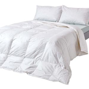 Пуховое одеяло, осеннее, утиный пух и перья, 135/200 см Homescapes, белый