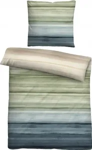 Постельное белье Mako-Satin 616306-426 фисташковый зеленый 135x200 см + 80x80 см Biberna