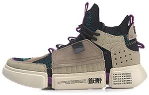 LiNing Essence ACE Lifestyle Shoes Women's Mid-top Khaki