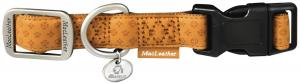 Нейлоновый ошейник для собак Nayeco Macleather Brown 20-33см х 10мм Nayeco, цвет коричневый