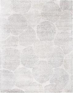 Ковер SAFAVIEH, 275 x 366 см, Tibetan Collection, Silver, ручной работы современный из шерсти и вискозы, идеален для помещений с высокой проходимостью в гостиной, спальне (TB601G)